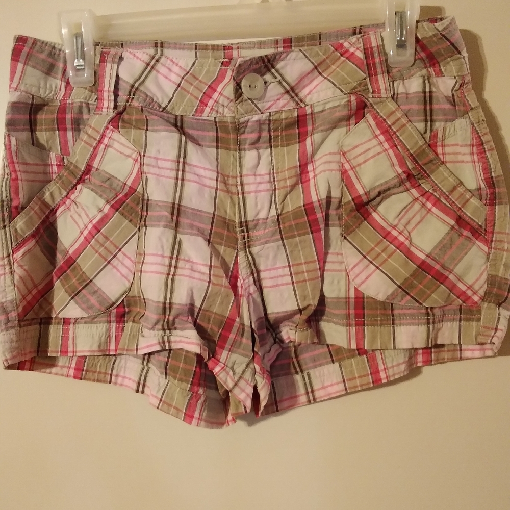 Plaid shorts